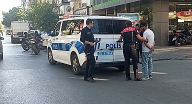 Polisin 'dur' ihtarına uymayan motosikletteki 2 şüpheli gözaltına alındı