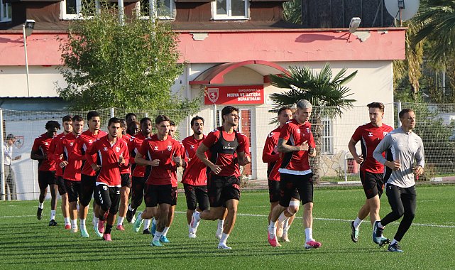 Samsunspor, Amed Sportif Faaliyetler maçı hazırlıklarını tamamladı