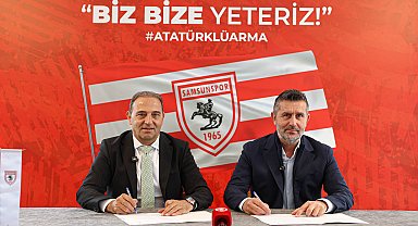 Samsunspor anlaştığı Nenad Bjelica ile imza töreni düzenledi
