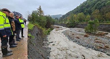 Sapanca'da selden zarar gören bölgelerde çalışmalar başladı