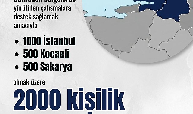 Selden etkilenen illere 2 bin kişilik 'Toplum Yararına Program' kontenjanı tahsis edildi