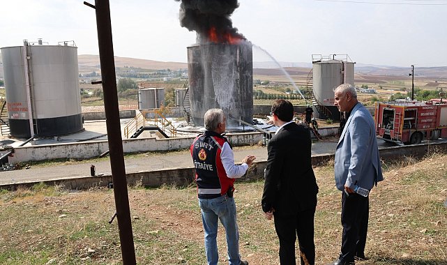 Siirt'teki petrol kampında çıkan yangın söndürüldü