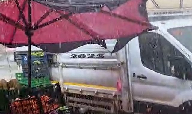 Sivas'ta sağanak etkili oldu