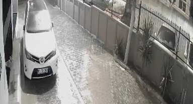 Sokak ortasında havai fişek patlattılar; balkon ve araçlara zarar verdiler