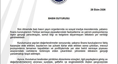 SPK'dan yabancı finans kuruluşlarına ilişkin iddialara yalanlama