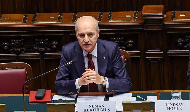 TBMM Başkanı Kurtulmuş, Avrupa Parlamento Başkanları Konferansı'nda Rum temsilcinin iddialarına tepki gösterdi