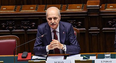TBMM Başkanı Kurtulmuş, Avrupa Parlamento Başkanları Konferansı'nda Rum temsilcinin iddialarına tepki gösterdi