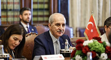TBMM Başkanı Kurtulmuş, İtalya Senatosu Başkanı La Russa ile bir araya geldi