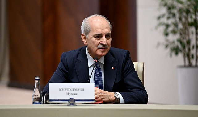 TBMM Başkanı Kurtulmuş, Kırgızistan Cumhurbaşkanı Caparov tarafından kabul edildi