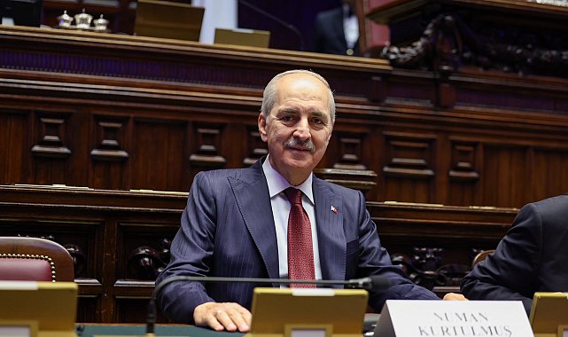TBMM Başkanı Kurtulmuş, Roma'daki Avrupa Parlamento Başkanları Konferansı'nda konuştu