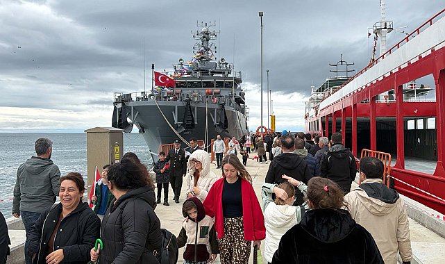 TCG Işın, Tekirdağ'da ziyarete açıldı