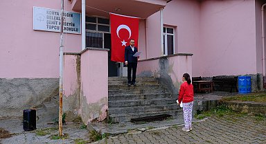 Tek öğrencisi olan okulda tören; 'İşte Cumhuriyet tam olarak budur'