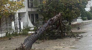 Tekirdağ'da fırtına; eğitim uçuşları iptal edildi, balıkçılar denize açılamadı