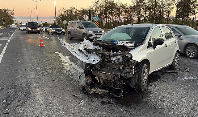Tekirdağ'da iki otomobil çarpıştı; 5 yaralı