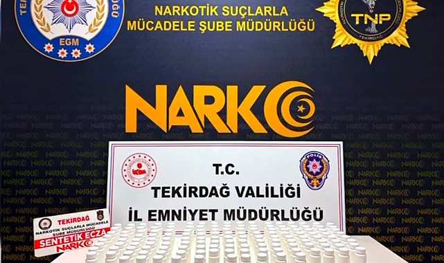 Tekirdağ'da uyuşturucu operasyonu; 25 tutuklama