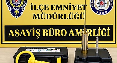 Tokat'ta kaçak define arayan 3 şüpheli yakalandı