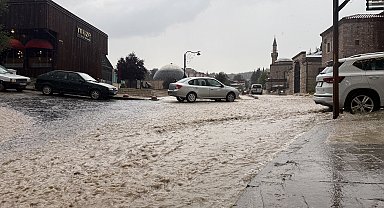 Tokat'ta sağanak etkili oldu