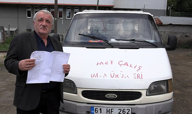 Trabzon dışına hiç çıkarmadığı kamyonetine İstanbul'da geçiş ihlali cezası geldi