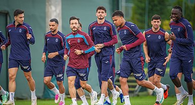 Trabzonspor, Hearts maçı hazırlıklarına başladı