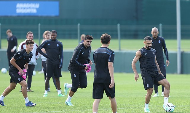 Trabzonspor, Hearts maçı hazırlıklarını tamamladı