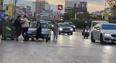Trafikte tartıştığı kişinin otomobilini tekmeledi, 180 bin lira ceza uygulandı