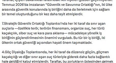 Türkiye ile Birleşik Krallık arasında güvenlik ve göç toplantısı