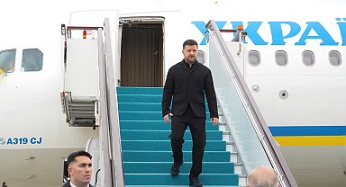 Ukrayna Devlet Başkanı Zelenskiy İstanbul'a geldi -1