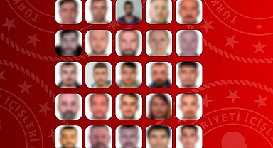 Ulusal ve uluslararası düzeyde aranan 63 suçlu yakalanarak Türkiye'ye iade edildi