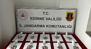 Üzerinde 568 sentetik hap ele geçirilen şüpheli gözaltına alındı
