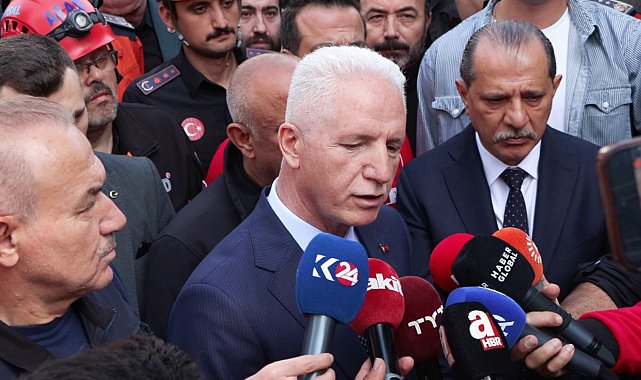 Vali Gül: Birinci önceliğimiz mevcut binanın içerisindeki üç kişiye ulaşmak