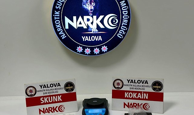 Yalova'da uyuşturucu operasyonu; 2 tutuklama