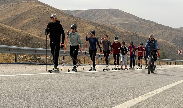 Yüksekova'da sporcular, yarışmalara kara yolunda hazırlanıyor