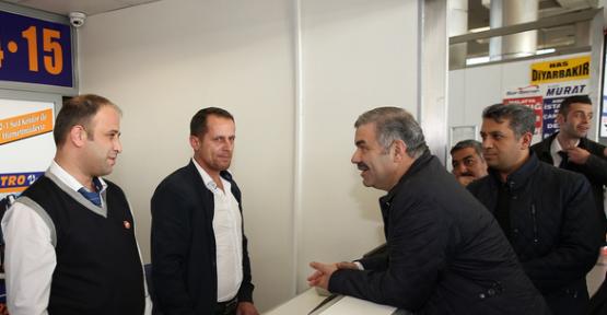 Başkan Mustafa Çelik, terminal ziyareti yaptı