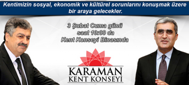 Karaman Kent Konseyi 3 şubat cuma günü toplanıyor