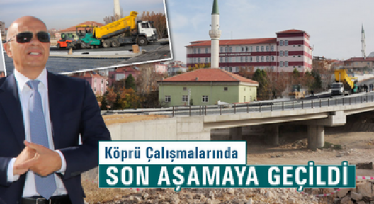 Karaman'da köprü çalışmaları sona eriyor