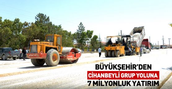 Konya da 70 km lik yol yıl sonuna kadar tamamlanacak