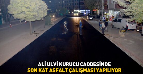 Konya'da asfalt çalışmaları aralıksız devam ediyor