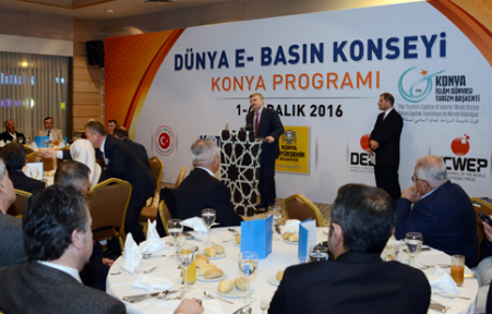 Konya’da Dünya E-Basın Konseyi Çalıştayı Düzenlendi