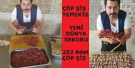 253 Adet Çöp Şiş Yedi Dünya Rekoru Kırdı