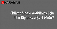 Ehliyet Sınavı Alabilmek İçin Lise Diploması Şart Mıdır?