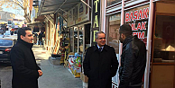 Karaman Valisi Tapsız, esnafları ziyarete devam ediyor