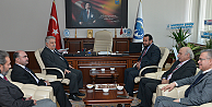 Rektör Prof. Dr. Mehmet Akgül'ü ziyaret ettiler