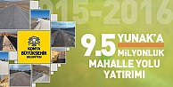 Yunak'da  mahalle yolları 9.5 milyon liraya yapılıyor