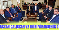 Karaman Belediye Başkanı Ertuğrul Çalışkan’dan Siverek Belediyesine ziyaret