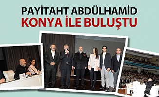 Orhan Osmanoğlu ile Payitaht Abdülmahid dizisi oyuncuları Konya'da
