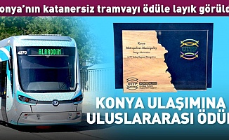 Tramvaylar, uluslararası arenada ödüle layık görüldü