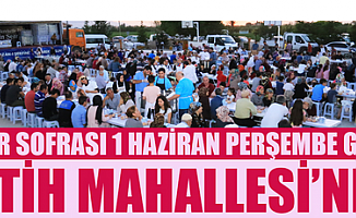 İftar sofrası bu akşam Fatih mahallesinde