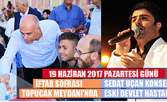 Karaman'da İftar sofrası bu akşam Topucak Mahallesinde