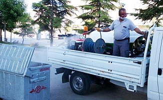 Karaman'da belediye, sivrisinek mücadelesine devam ediyor