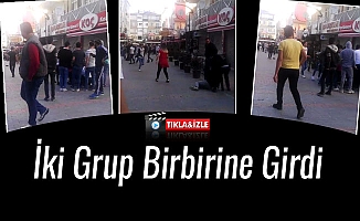 İki Grup Birbirine Girdi